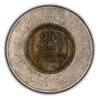 Encased 1947-d Lincoln Cent Good Luck - Knights Life Insurance Co - Sku-z3311