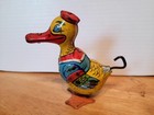 Nice Vintage J  Chein  1940 s Tin Litho Wind Up  151 Sailor Duck