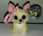 Ty Beanie Boos  Nacho The Chihuahua Dog Key Clip 3  New Mwmts Stuffed Animal Toy
