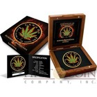 Canada 1 Oz Sativa Cannabis Burning Marijuana  5 Silver Coin Maple Leaf 2016