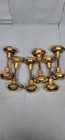 Antique Brass Door Knob Lot 6 Sets