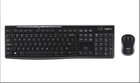 Logitech K270 Wireless Keyboard  Mouse  And Wired Headset W mic Combo - Black