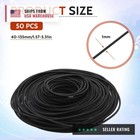 50 Pcs Recorder Rubber Belts Cassette Recorder Repair Maintenance Tape Machine R