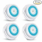 4 Pack Deep Skin Facial Cleansing Brush Heads For Clarisonic Mia 1 2 3 Pro