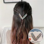 New Women Hair Clip Girls Shining Crystal Rhinestone Headwear Girls Fashion Gift