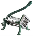 3 8  Green French Fry Cutter Potato Slicer Dicer Copper Commercial Restaurant