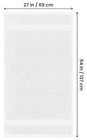 4 Pack Bath Towels Set  27 By 54 Inches  100  Ring Spun Cotton  Quick Dry  Hi   