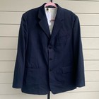 New Zara Man Navy 3 Buttons Blazer Men   s Size 38-40