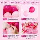 Decoracion De Feliz Cumplea  os Cortinas Globos Rosa Para Ni  as Mujer Set Juego
