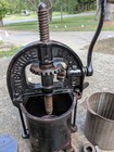 Vintage Cast Iron Enterprise Sausage Stuffer Lard Fruit Juice Press - Works