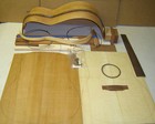 Om ooo Solid Mahogany Back side Diy Acoustic Handcraft Custom Guitar Kit