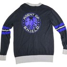 Marvel Agents Of Shield Cardigan Sweater Size Small Mighty Fine