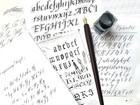 Wooden Calligraphy Dip Pen Set With Ink Bottle  Nibs   Writing Guide - Gift Idea