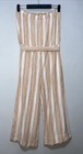 Cloth And Stone Strapless Jumpsuit Romper 4-6 Small Elastic Waist Beachy Vacay
