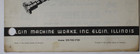 Elgin Racing Camshafts Parts Catalog   1962