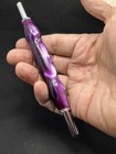 Handmade Purple   Lavender Acrylic Seam Ripper  Double Ended Friction Fit