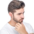 12 Pairs Earrings For Men Women  Stainless Steel Black Stud Earrings Set Gifts