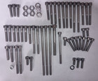 Honda 400ex Polished Stainless Engine Bolt Screw Kit Set Fourtrax  Trx400ex 400x