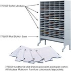 Safco E-z Sort 7753 Additional Mail Tray Gray 7753gr