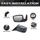Power Door Mirror Left Driver Side Compatible With Honda Accord 2008-2012