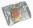 Vintage Volunteer New Jersey Nj Fire Chiefs Association Pin Firefighter  New