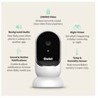 Smart Baby Monitor - Hd  Wifi  Humidity  Room Temp  Night Vision   2-way Talk