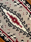 Fine Large Navajo Ganado Rug  Handspun Wool  Exceptional Colors   Excellent