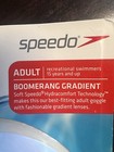 Speedo Adult Boomerang Gradient Swim Goggles W  Antifog Uv Lenses - Green