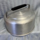 Vtg  Mirro Aluminum Cake Carrier  Attaches To Base  Holds Up To 9  Cake 