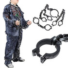Halloween Fake Plastic Chain Prop Haunted House Prison Costume Decoration Set