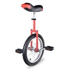 16  Red Unicycle Cycling Scooter Circus Bike Skidproof Tire Balance Exercise