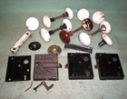 Vintage Antique Victorian Porcelain Door Knob Architectural Salvage Hadeware
