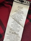 New Children   s Place Red Plaid Casual Belted Button Down Dress Size L 10 12