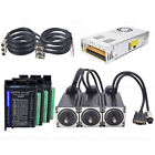 1 3 4 Axis Nema 23 425oz in Hybrid Closed-loop-stepper Motor Driver Power Kit