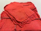 1000 Pieces New Red Industrial Shop Rags Cleaning Towels 14x14 Inches