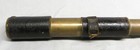 Vintage Maritime Brass   Leather 3 Draw Nautical Spyglass Telescope  W end Caps