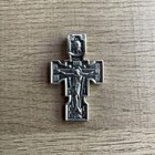St michael Arhangel  crucifixion Sterling Silver Cross Men women