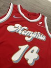 Memphis Grizzlies Zach Edey Rookie City Game Worn Used Jersey Fanatics Loa Rare