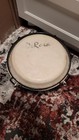 Derosa Hand Drum Bongo Style Percussion Drum Natural Head Wine Red Finish