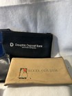 Lot Of 6 Vintage Bank Deposit Bags Zipper Cash Pouches Diff Banks   Metal Bank