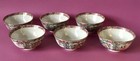       6 Acf Rose Medallion Soup Rice Bowls 4-5 8    Handpainted Hong Kong Vintage