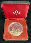 1980 Canadian Artic Polar Bear Proof Silver Dollar