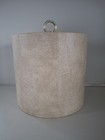 Georges Briard Vinyl Ice Bucket With  Cushion Lid  Vintage Mcm Retro