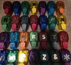 Ek Success Upper Case Alphabet Letter Paper Punches Punctuations Complete Set 37