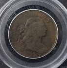 1797 Draped Bust Large Cent 1c Pcgs F12 - Reverse Of 1797 - Stems  58357 