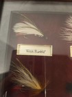 Pro Framed Full Dressed 15 Hand-tied Salmon Flies Beautifully Matted Glass Excel