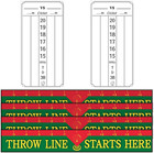 2 Pcs Dry Erase Darts Scoreboard  Dart Scoreboard Pet Stickers For Broken Stain
