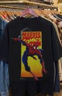 1993 Marvel Comics Spiderman Reprint On Shaka Heavyweight Garmet Shirt 