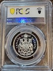 1962 Silver Canada Fifty Cents 50c Pcgs Pl-66 Dcam Proof Like Free Shipping 