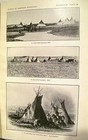 Villages Of The Algonquian siouan   Caddoan Tribes 1922